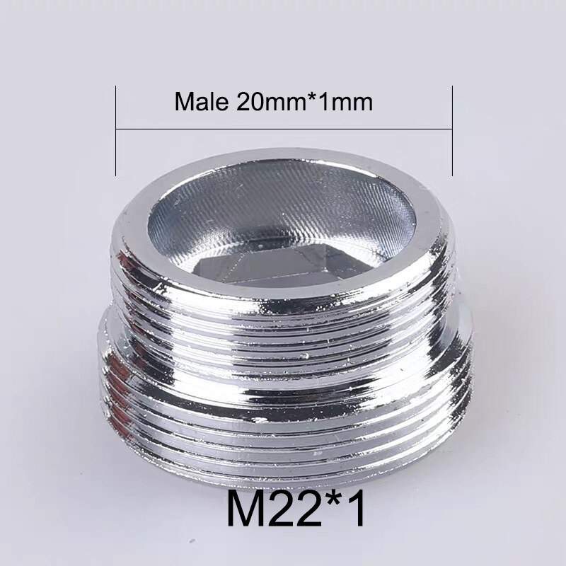 Koper Vernikkeld M22 Reducer Kraan Adapter 16 18 20 22 24 26 28 30mm Mannelijke Vrouwelijke Keuken Badkamer messing Water Tape Joint: Marineblauw