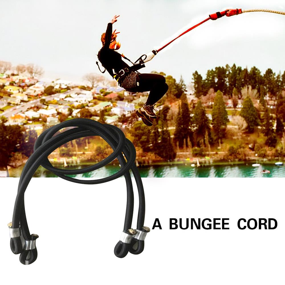 Outdoor Safety 10mm Climbing Belt Bungee Jumping Rope Rappelling Harness Sports Rock Black