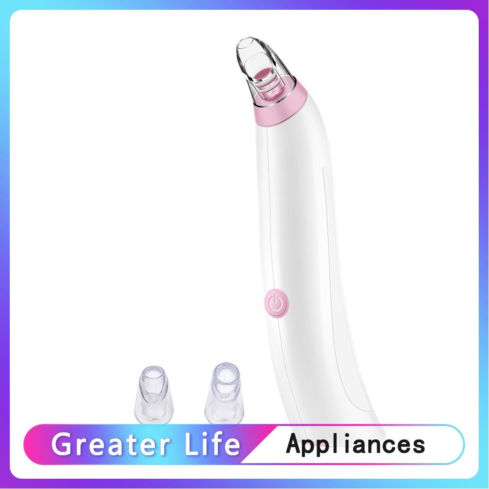 Electric Facial Blackhead Remover Vacuum Suction Skin Nose Pore Cleaner