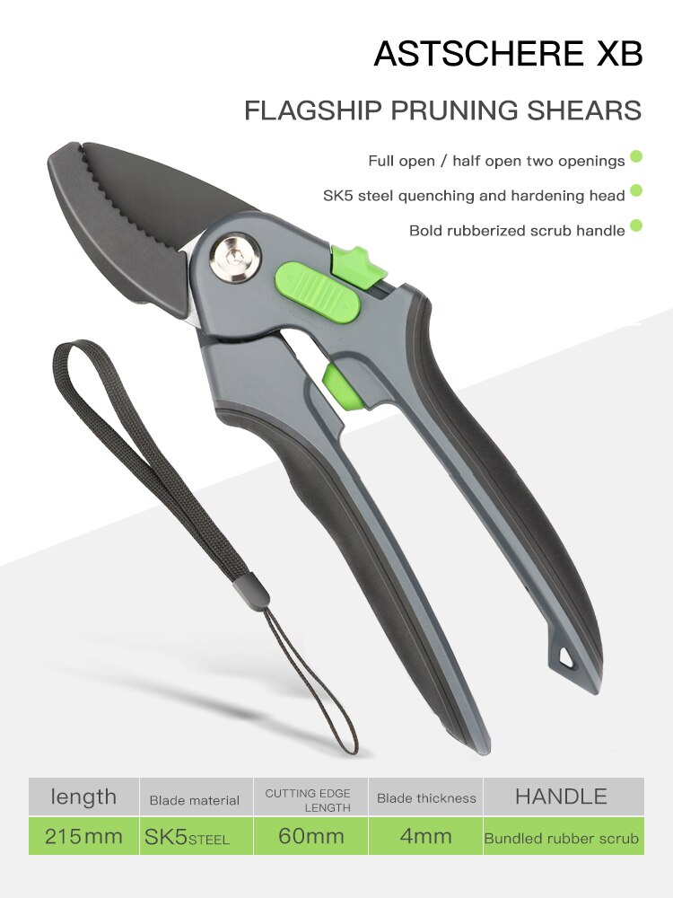 AIRAJ – sécateur de jardinage qui peut couper des Branches de 35mm de diamètre, des arbres fruitiers, des Branches de fleurs et des ciseaux: Pruning Shear 1024