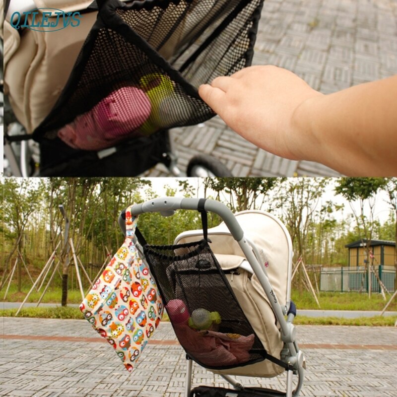 Neue Praktische Baby Infant Kinderwagen Mesh Flasche Windel Lagerung Organizer Tasche Halter #330