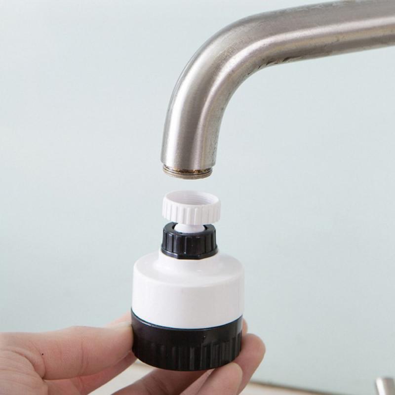 Vattenbesparande adapter för dusch - Vattenfilter och aerator: Svart