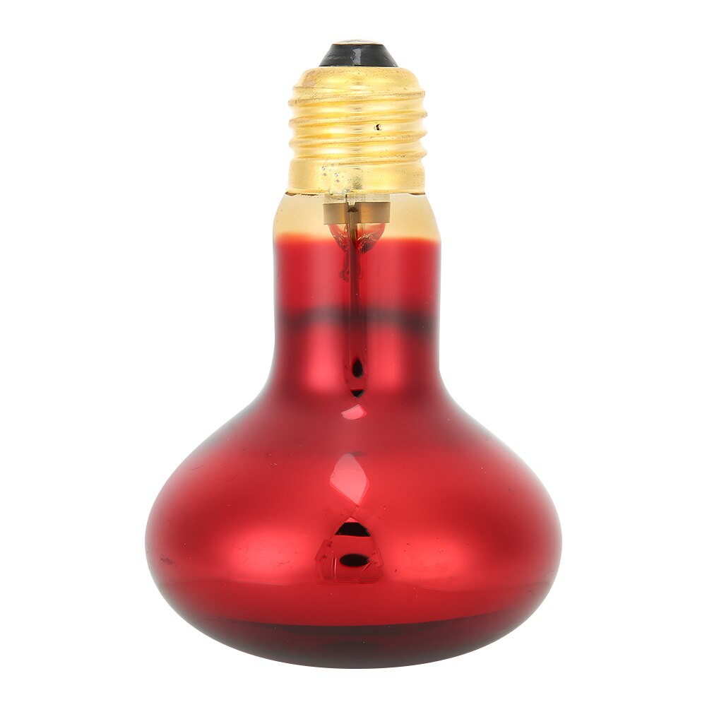 Reptile Bulb R80 Red E27 100W Amphibia Animal Pet Reptile Lizard Tortoise Snakes Avoid Illness Heating Infrared: Default Title