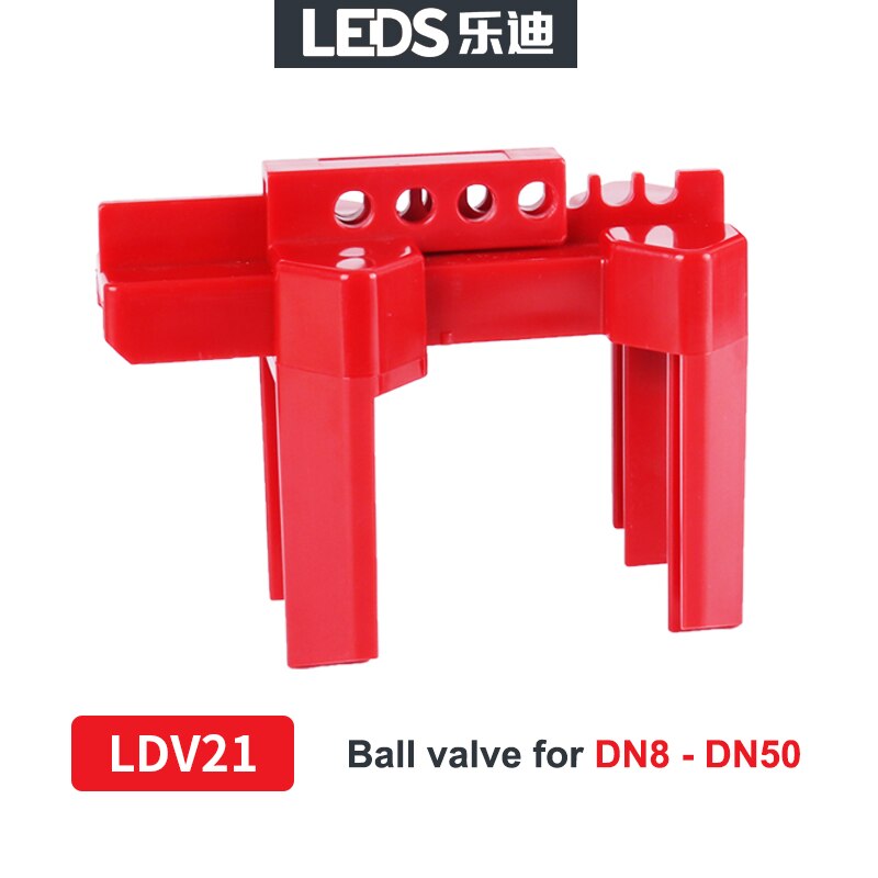 Verstelbare Kogelkraan Lockout Prinzing Tap Water Pijpleiding Ventiel Bal Handvat Open Isolatie Veiligheidsslot Loto Apparaten LDV21: LDV21