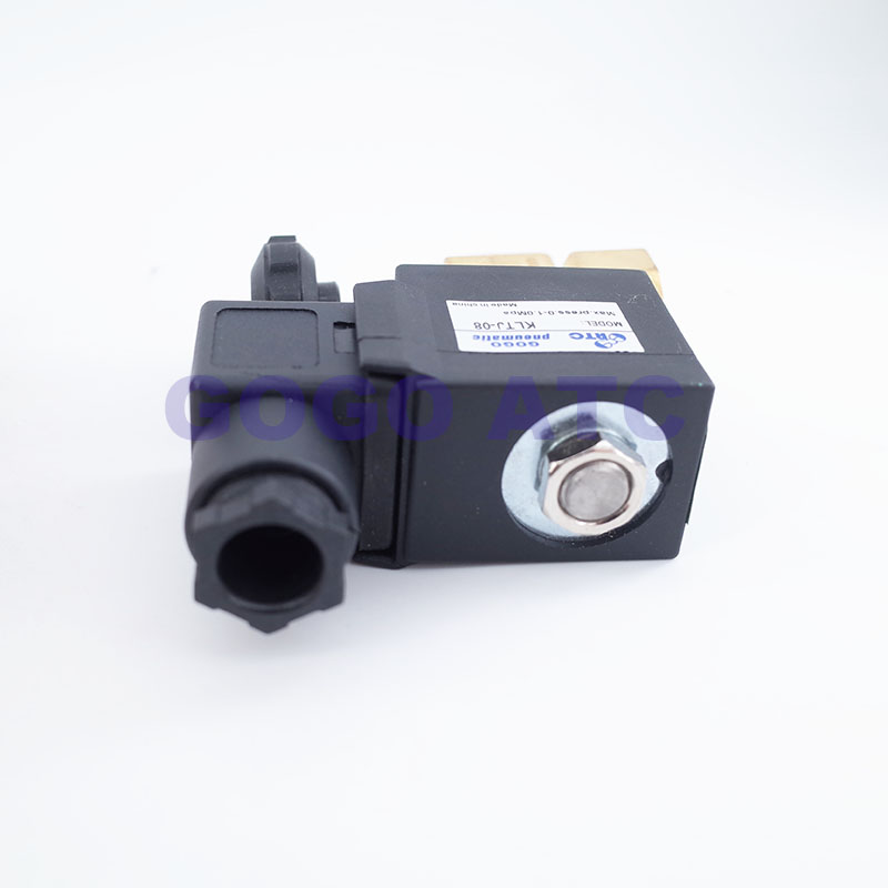 GOGO Normaal close Messing hoge temperatuur stoom magneetventiel voor water FKM G1/4 "verstelbare elektrische klep