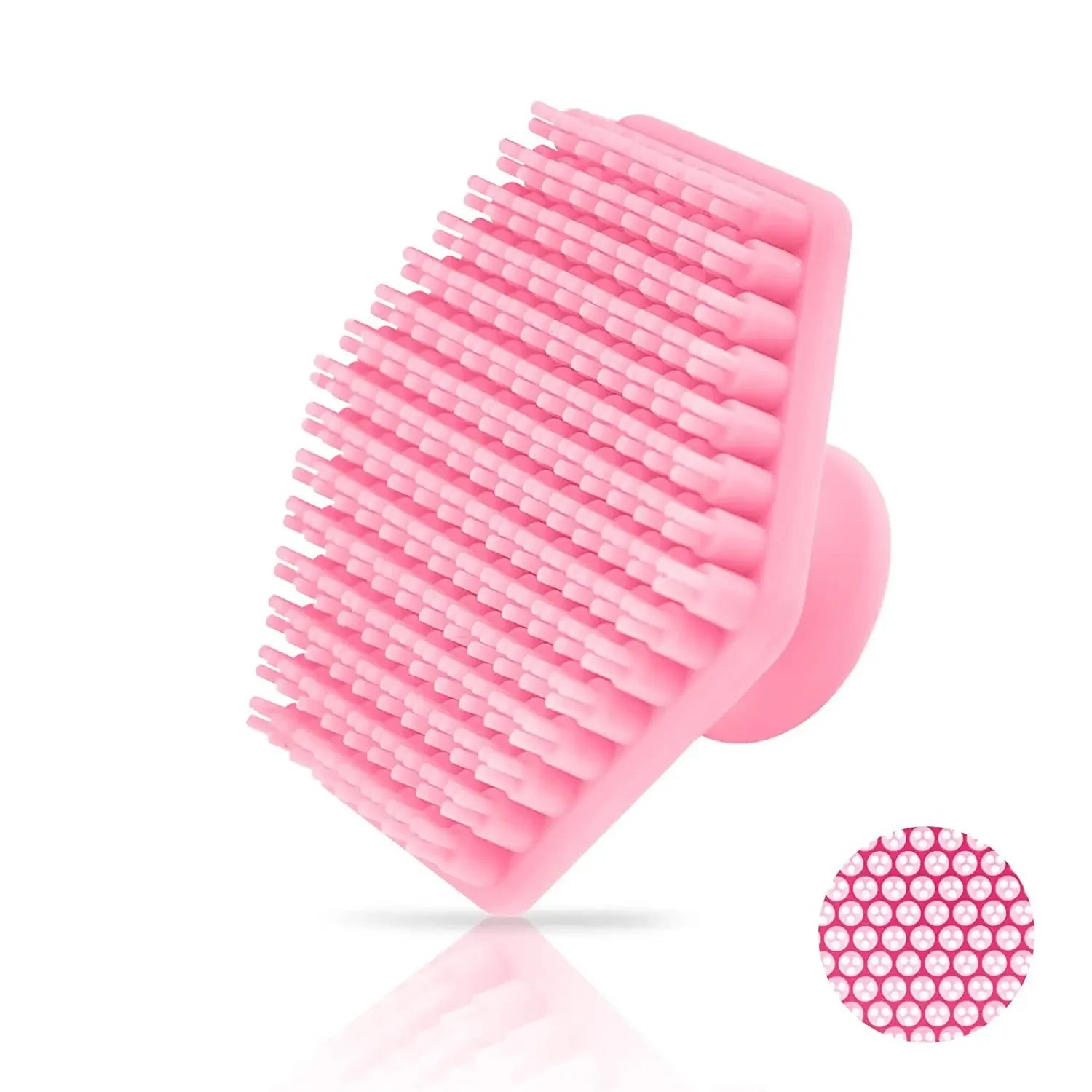 Männer Gesichts reinigungs bürste Scrub ber Silikon Miniatur Gesicht tief sauber Rasier massage Gesichts peeling Bürste Gesichts reiniger: Rosa