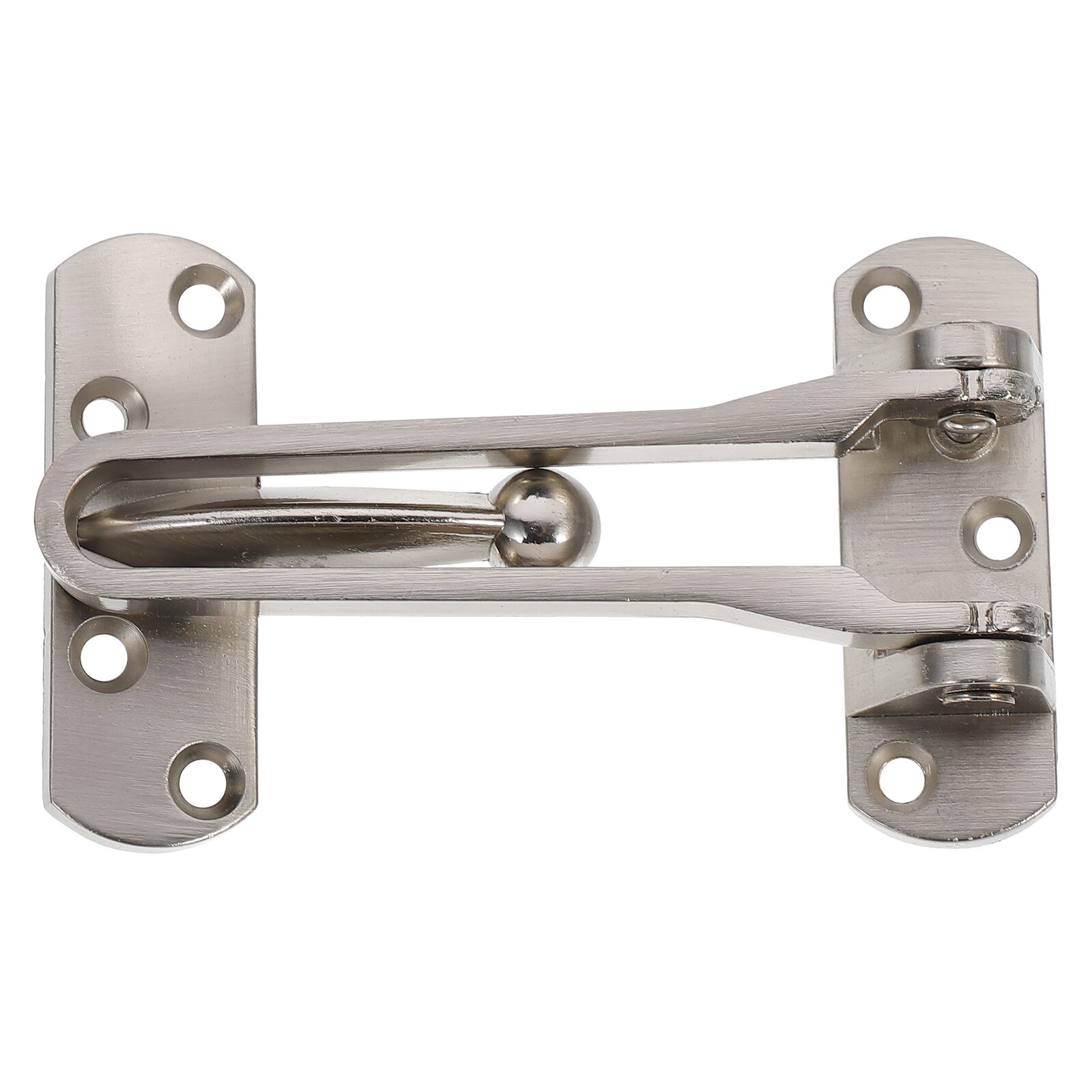 Swing Bar Door Lock Strong Practical Door Lock Hotel Reinforcement Lock Door Guard Home Lock: Silver