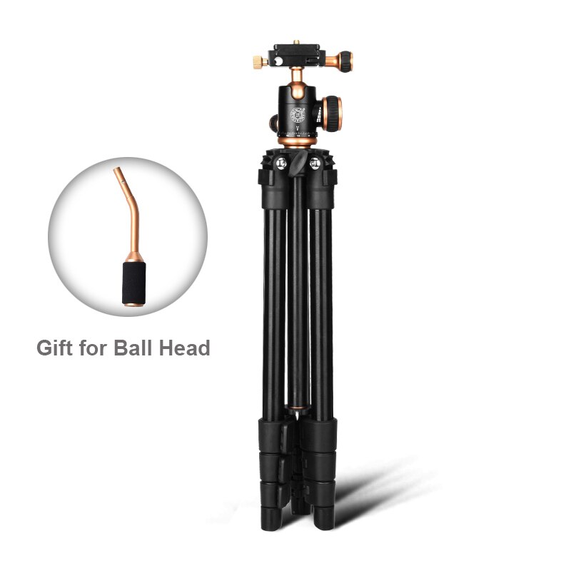 QZSD Q160S Professionelle Aluminium Kamera Stativ Video Leichte Reise Stativ mit Kugelkopf &Ampere; schnell Freisetzung Platte für DSLR