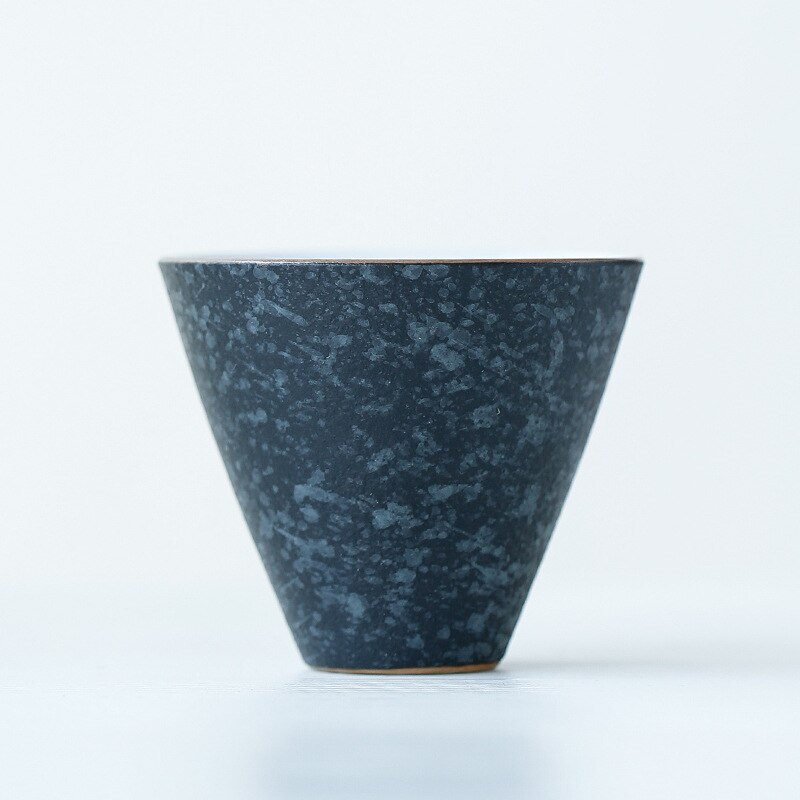 Grov keramik kopper i japansk stil keramiske kung fu kopper duftende kop tekop håndlavet retro ovn bagt keramisk tekopper: Tekop 1