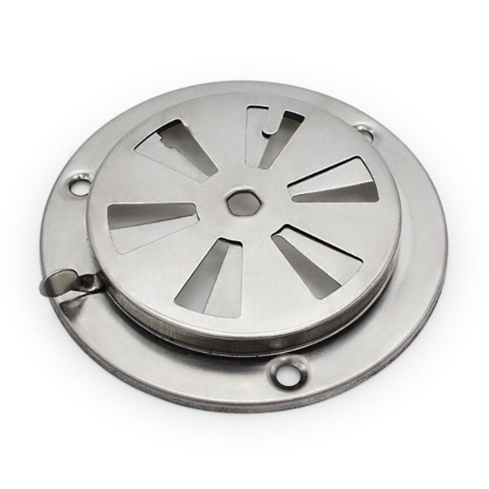 Air Louver Vent BBQ Grill Smoker Exhaust Adjustable For Kitchen Stove Stainless Steel Damper Round Home Fresh System Replacement