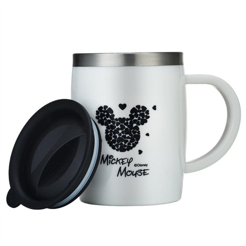 Coffee Cup Antibacterial 304 Stainless Steel Drinking Tool Breakfast Milk Tea Mug For Men Women Cups J425: white