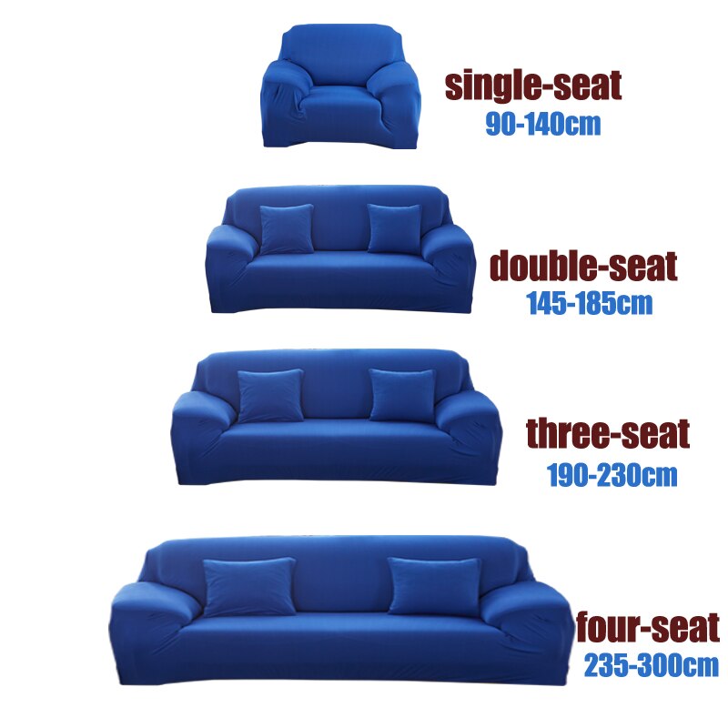 Stretch Slipcovers Sofa Sectional Elastic Sofa Cover for Living Room Couch Cover Single/Two/Three/Four Seat 0032