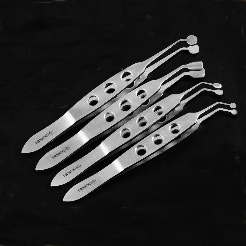 Pinza per pressacavo Meibomian spremere e girare la clip per palpebre strumenti oftalmologici blocco delle palpebre pinza per massaggio