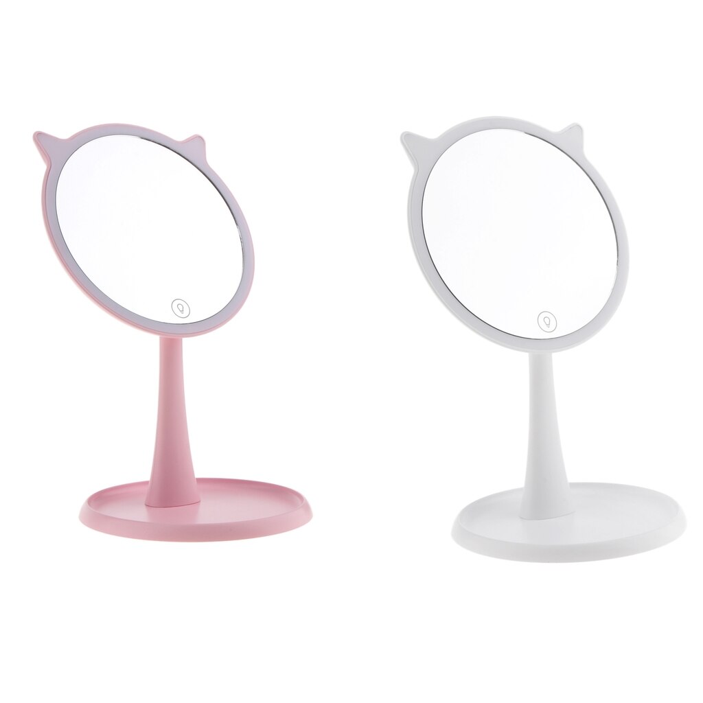 Leuke Verstelbare Led Make-Up Spiegel Met Verlichting Voor Badkamer Scheren Cosmetische