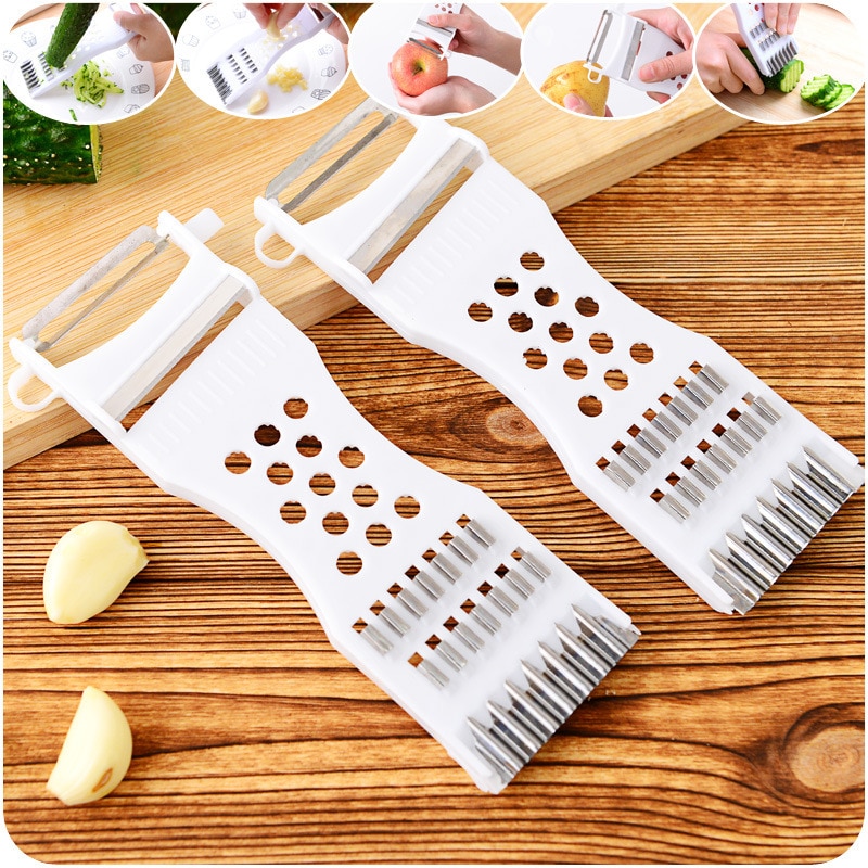 2pcs Multi-Function Kitchen Household Shredder Potato Shredded Turnip Strip Cucumber Slicer Slicer Dish Cleaner vegetable cutter