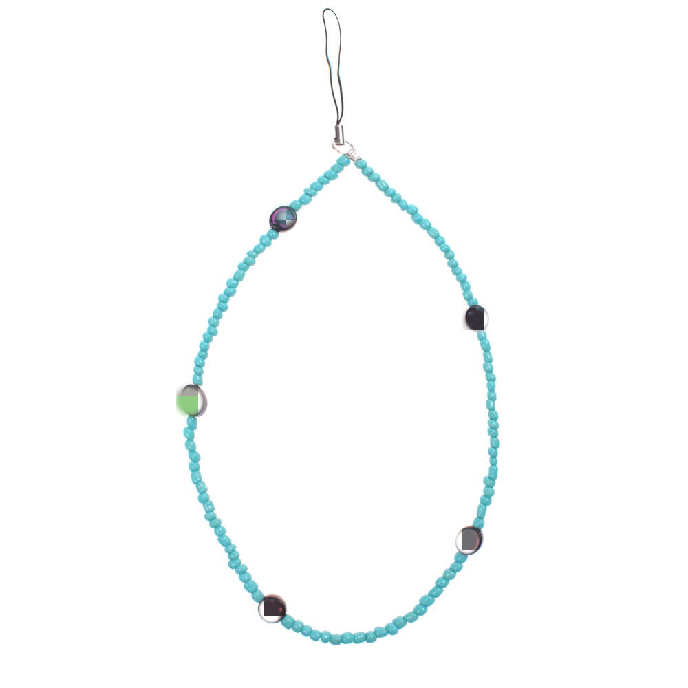 Trendy Kleurrijke Acryl Kralen Mobiele Telefoon Keten Voor Vrouwen Meisjes Gsm Riem Anti-Verloren Lanyard Opknoping Koord Sieraden