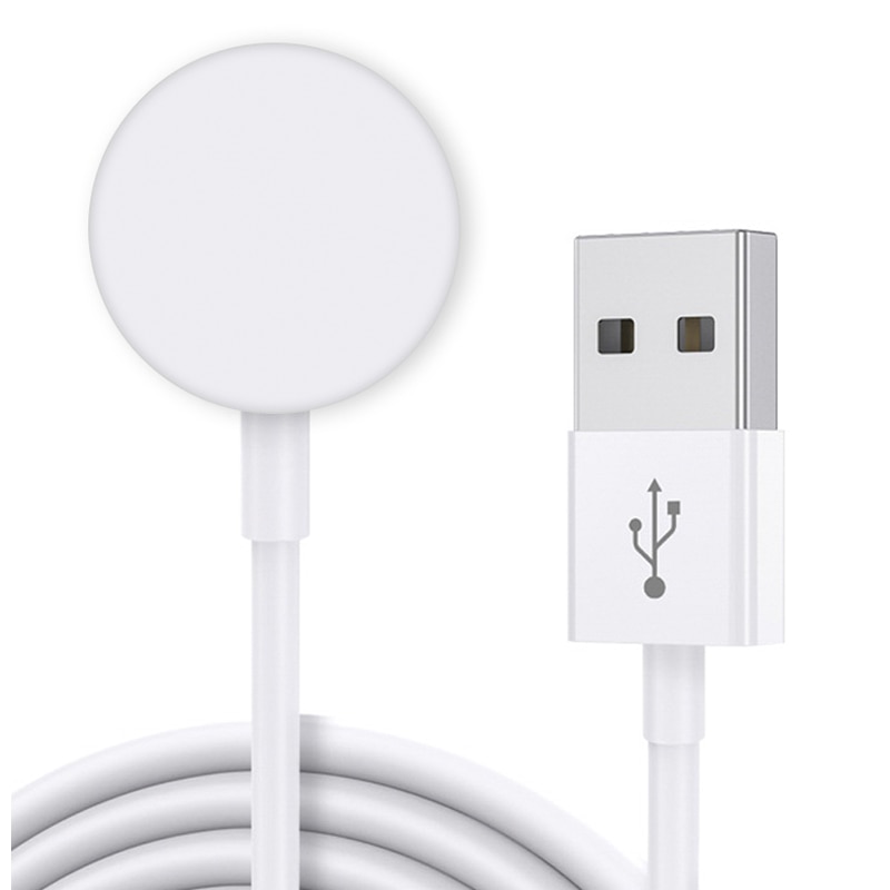 Cargador portátil QI para reloj inteligente, Cable USB magnético de carga inalámbrica para Apple IWatch Series 6 5 4 3 2 SE