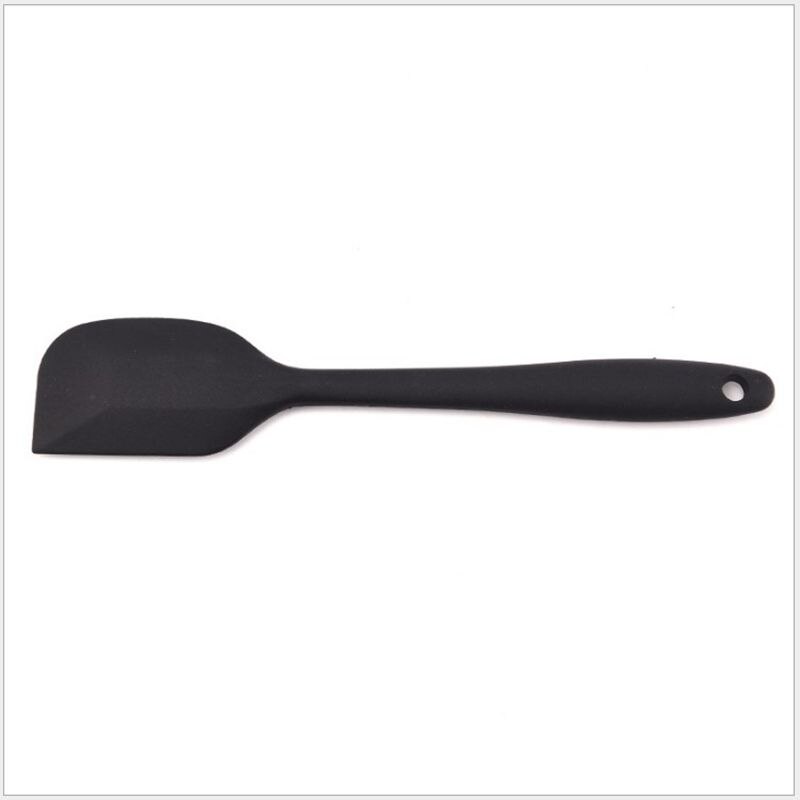 Small Silicone Spatula Kitchen Tool Silicone Butter Cake Spatula Pastry Tool Spatula Home Cake Tool Baking Tool: black