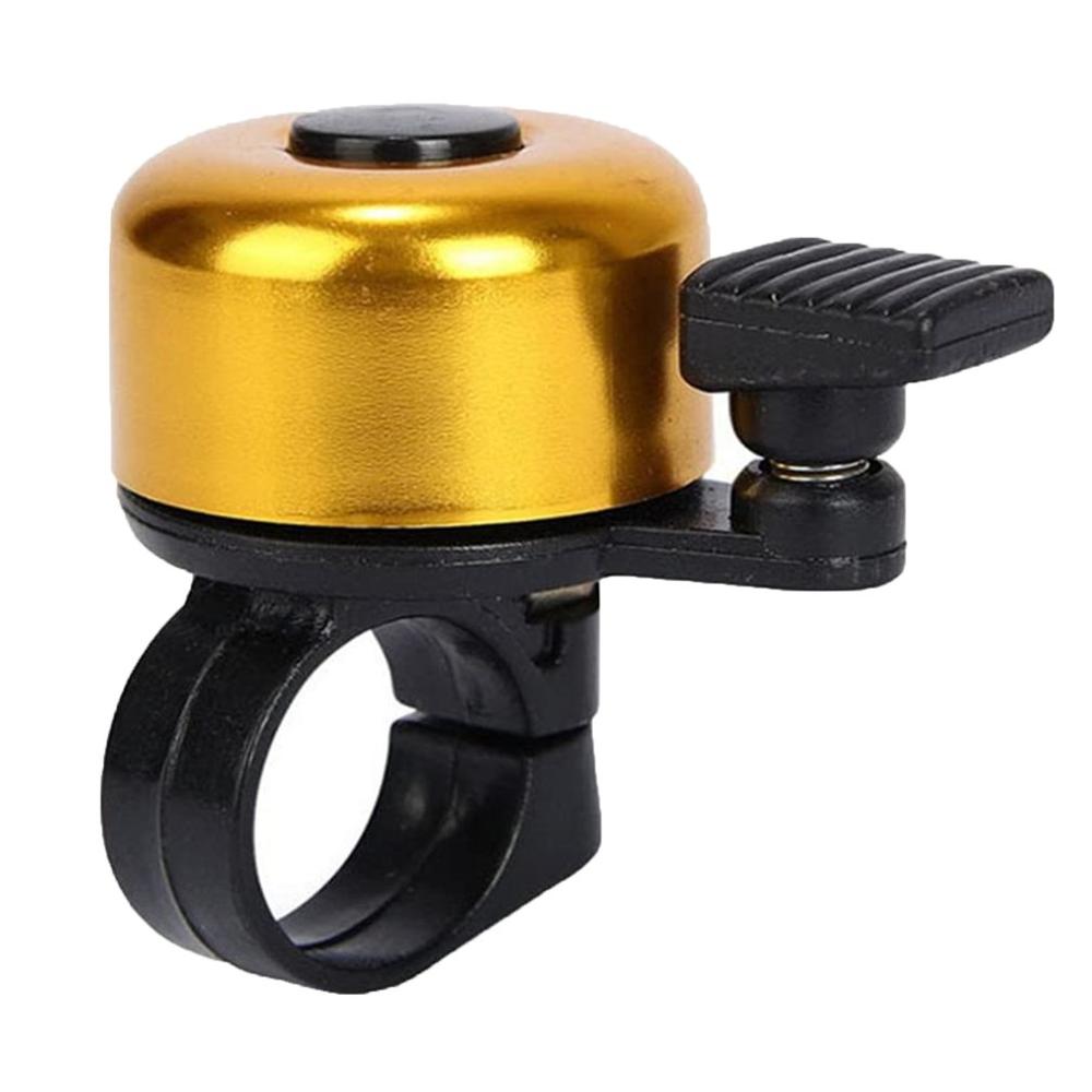 Campanello per bicicletta suoneria clacson per bicicletta volante MTB per bambini forte suono Ckear durevole potente carino per bambini adulti: Oro