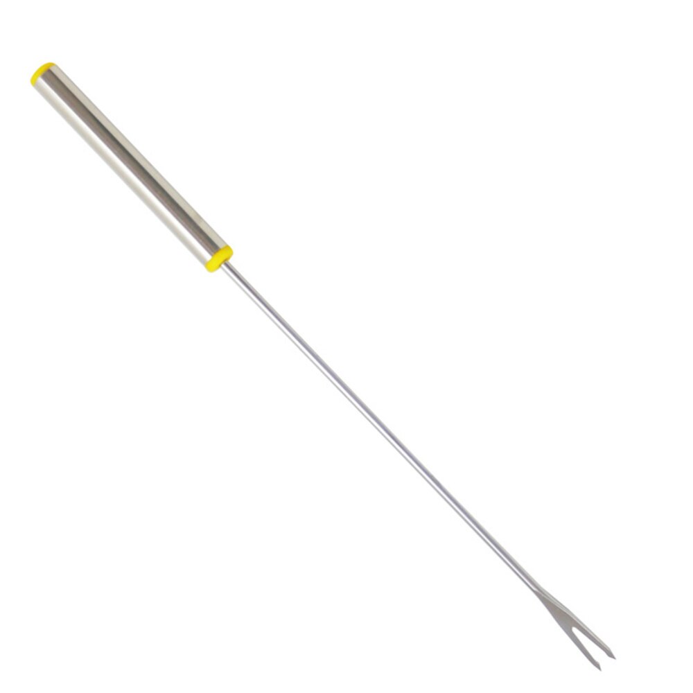 Fourchettes à Fondue au fromage, bâtonnets de Barbecue en acier inoxydable, fourchette à fruits pour la cuisson, rôtissage (couleur mixte) 6 pièces