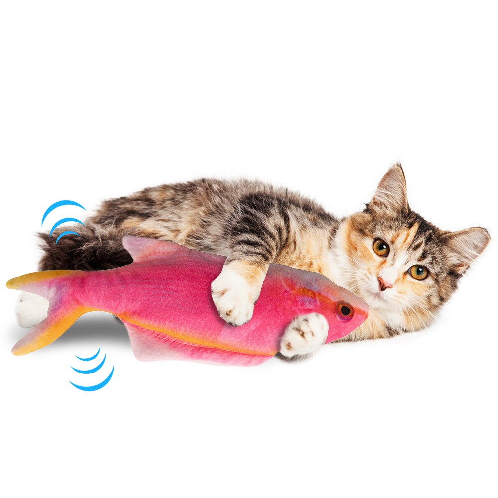 Elektronisch kattenspeelgoed, elektrisch usb-oplaadsimulatie, visspeelgoed voor honden, katten, kauwen, spelen, bijtbenodigdheden, dropshipping