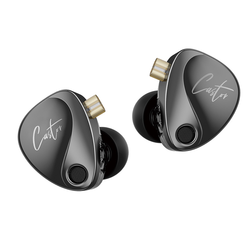 KZ Castor in Ear słuchawki HiFi 2DD dynamiczne wysokiej klasy regulowane słuchawki Monitor słuchawki słuchawki douszne z redukcją szumów zestawy słuchawkowe basowe PR2 ZAR