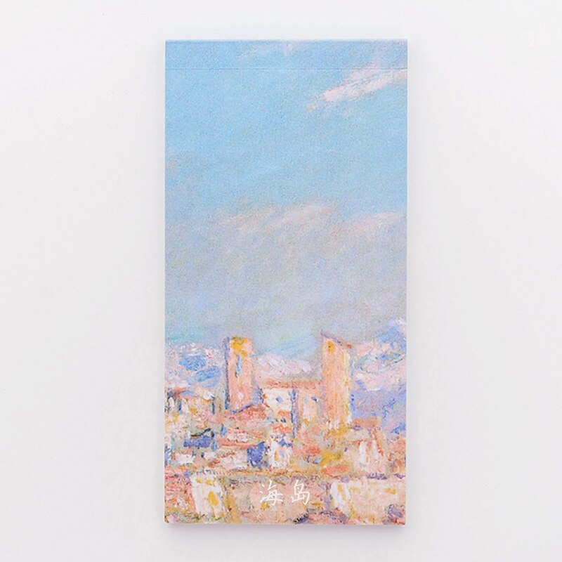 Kawaii Lange Memo Pad Sticky Notes Briefpapier Sticker Landschap Seaside Planner Kantoor School Plan Van: New 3