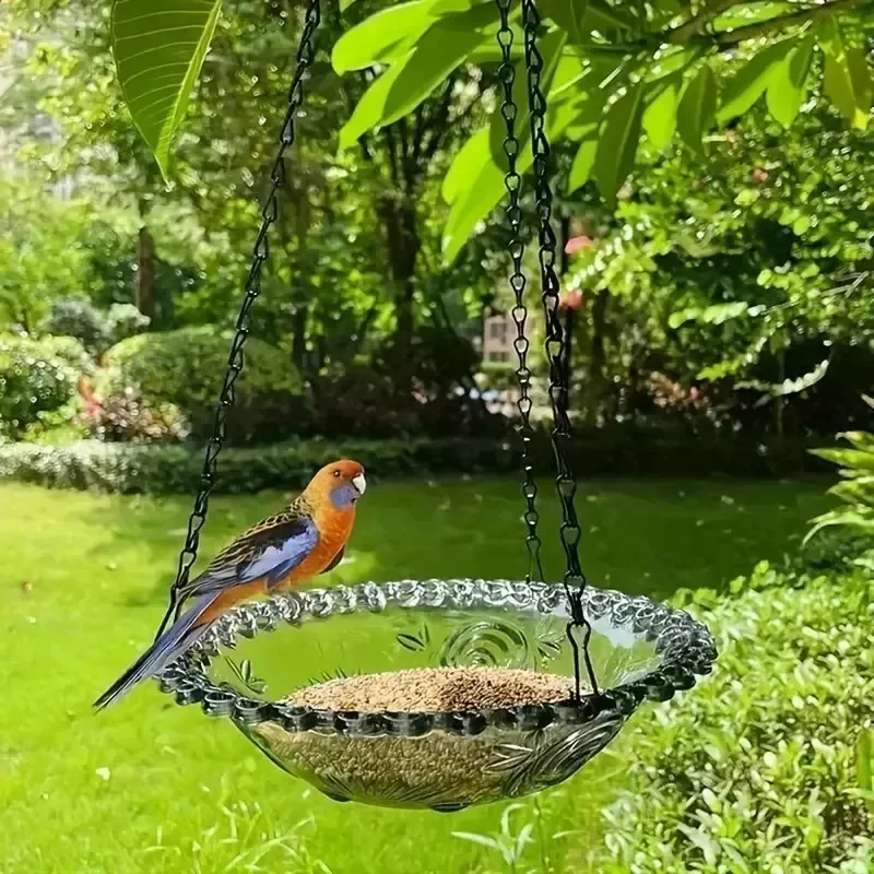 Mangeoire à oiseaux extérieure, bain d'oiseaux, jardin, colibri, balcon, décoration extérieure, fournitures pour animaux de compagnie,: GRIS