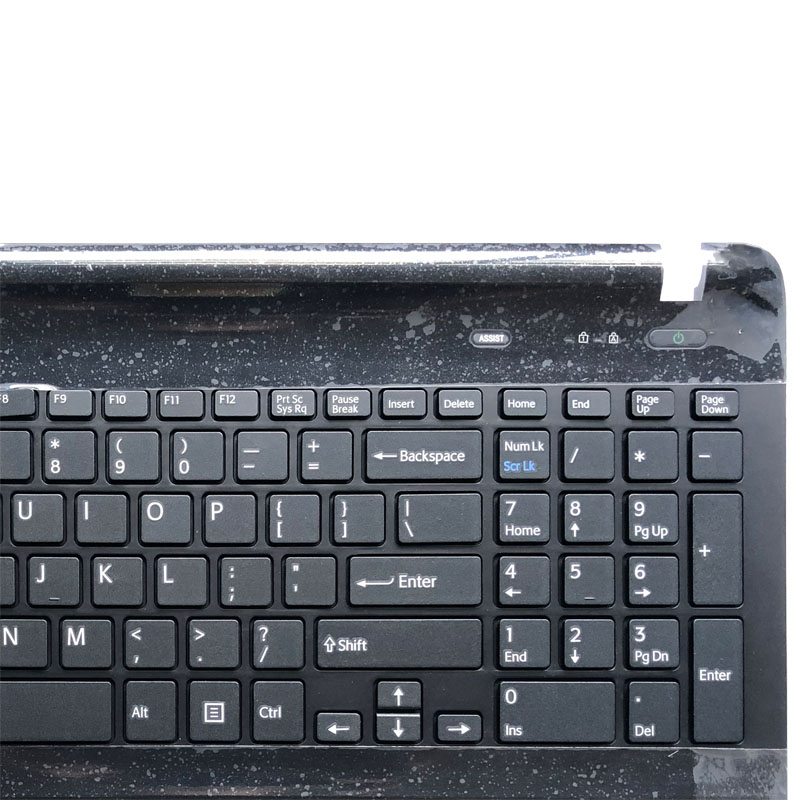 Clavier d'ordinateur portable us pour sony Vaio SVF152A29M SVF152a29u avec couvercle supérieur Palmrest