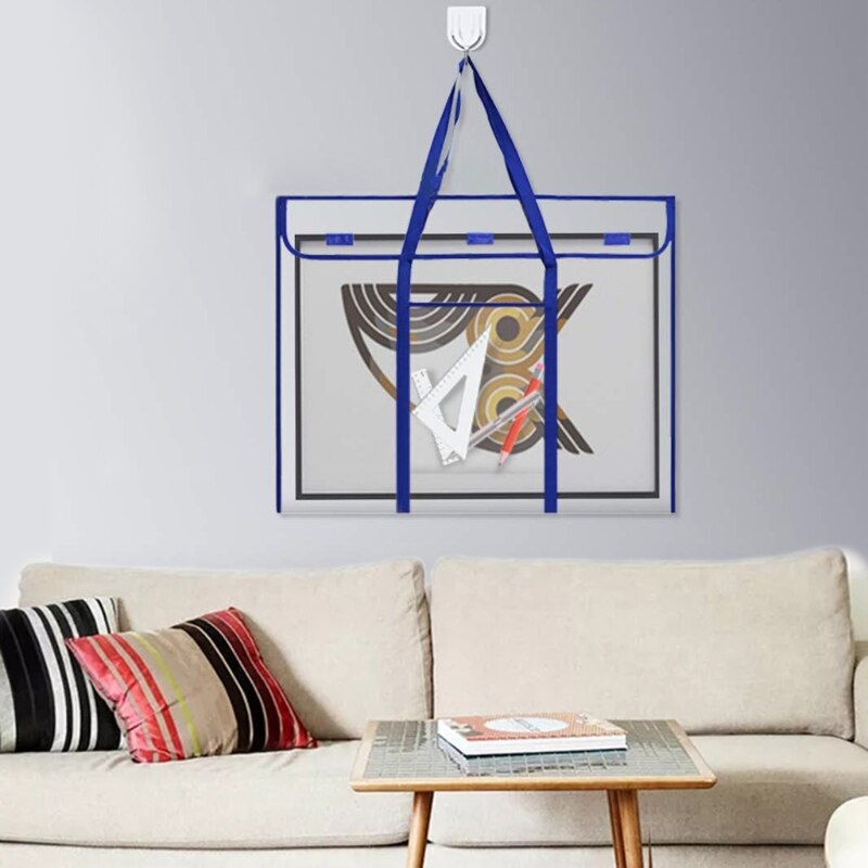 Bulletin Board Poster Art PVC Storage Pocket Chart with Accessories Pocket