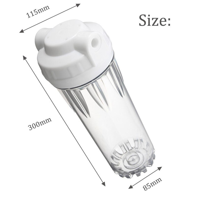 10 inch explosieveilige flessenfilter waterfilter transparant flessenfilter waterzuiveraars accessoires huishoudelijke apparaten