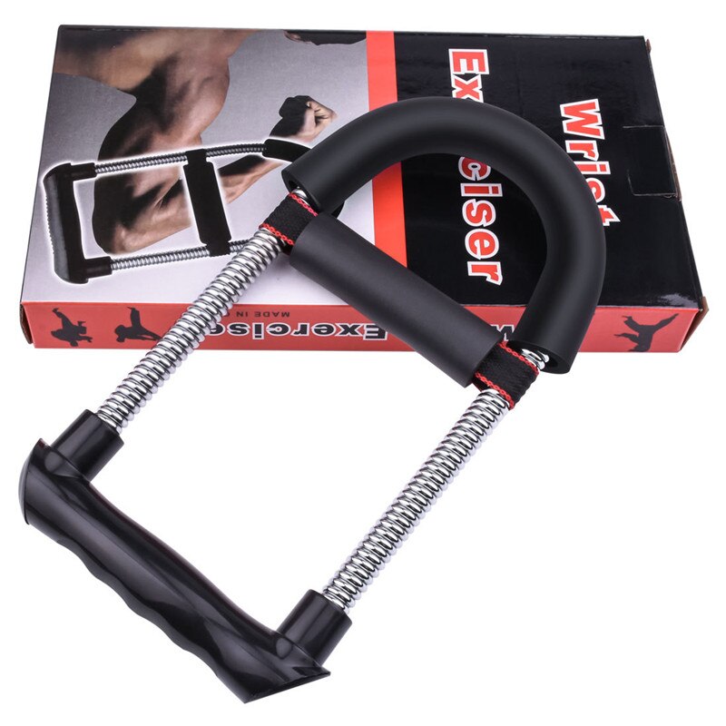 Spring Steel Hand Grip Arm Trainer Forearm Hand Wrist Muscle Exercises Force Power Training Home Gym Workout Fitness Equipment