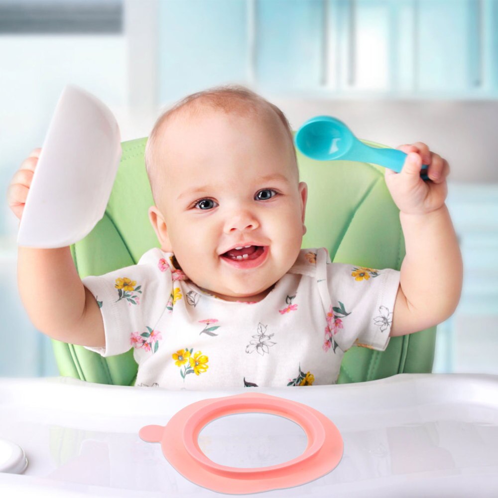 1pc utensílios de mesa otário bebê ventosa esteira de alimentação de silicone antiderrapante