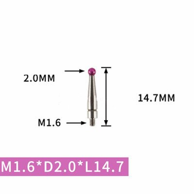 0-0.8mm precyzyjny wodoodporny czujnik zegarowy test wskaźnik dźwigni czujnik zegarowy skala miernik dokładność wskaźnik Center znalazca mikrometr: M1.6xD2.0