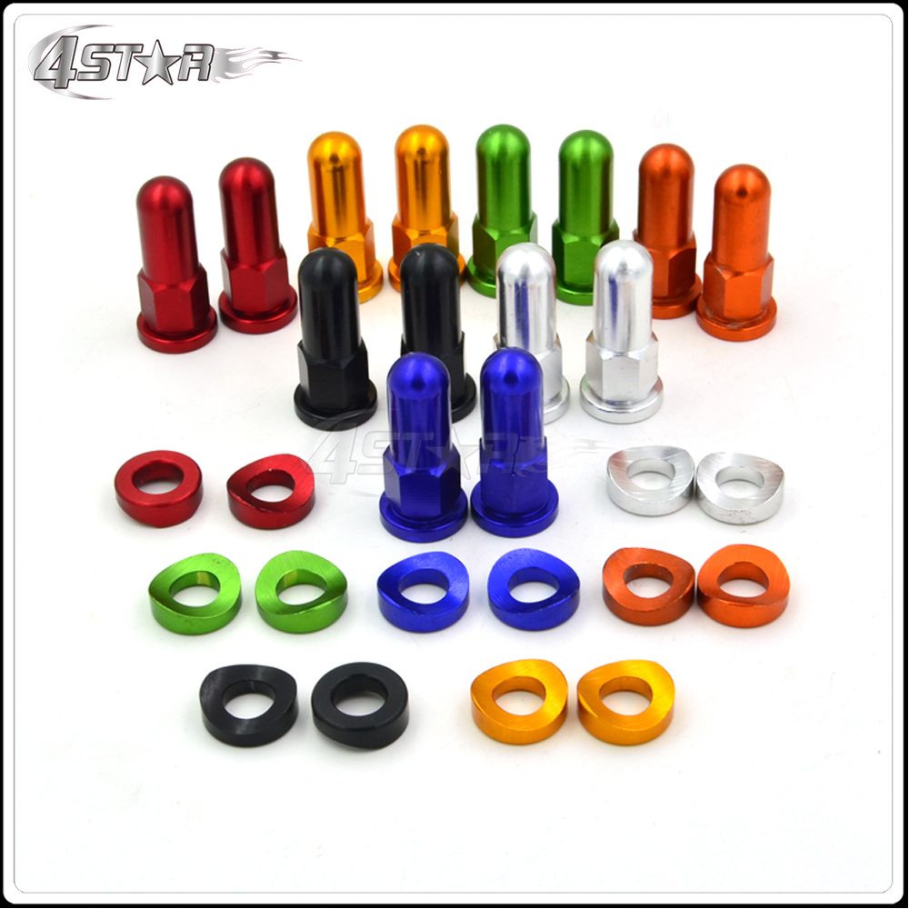 Motor CNC MX Velg Lock Covers Moeren ringen Beveiliging Bouten Voor YAMAHA YZ125 YZ250 YZ250F YZ450F WR250F WR450F YZ85 WR426F