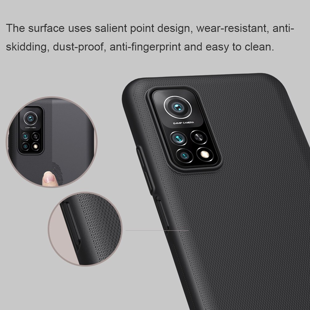 Voor Xiaomi Mi 10T 5G Mi 10T Pro 5G Case Nillkin Super Frosted Shield Hard Pc back Cover Voor Xiaomi Mi 10T Lite 5G Protector Case