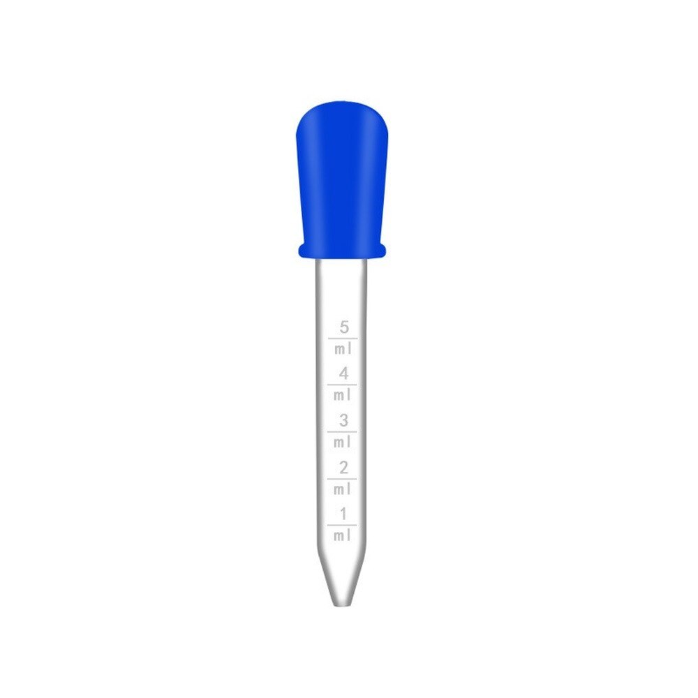 Pipette compte-gouttes en Silicone pour bébé, distributeur de médicaments pour enfant, Pipette de jus de Fruit liquide, ustensiles pour nourrissons, 5ml, 10 pièces: Dark Blue