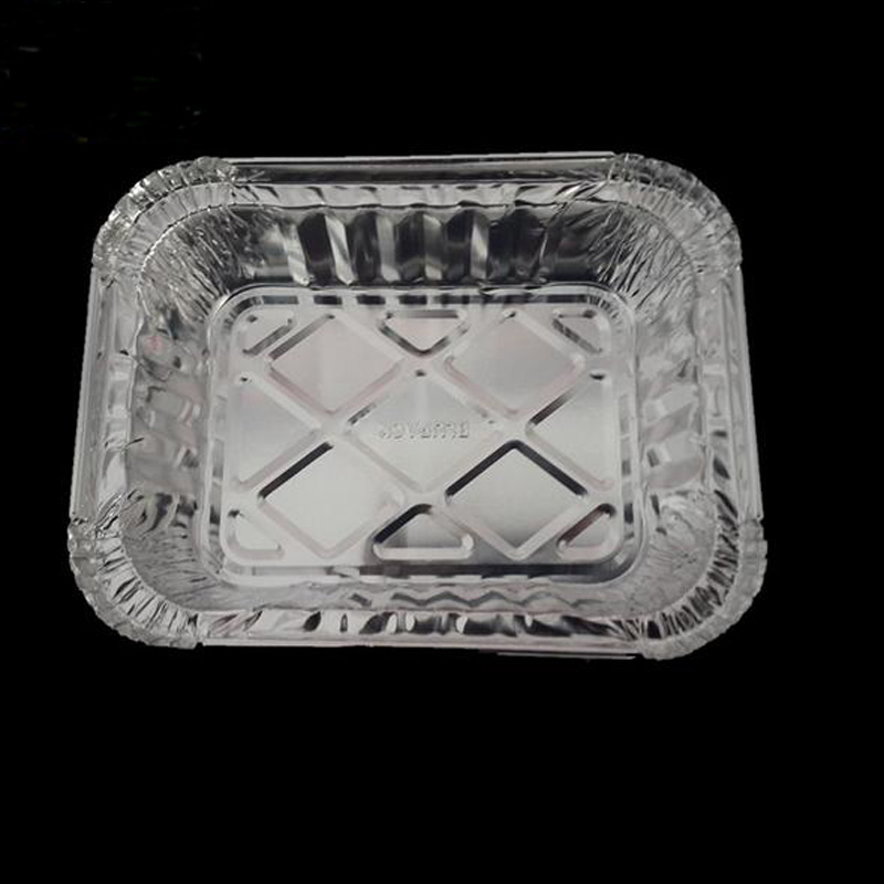 10Pcs 220ML Food Storage Containers Small Boxes Aluminium Foil Pans Microwavable Cup Takeaway Food Box Disposable Tableware