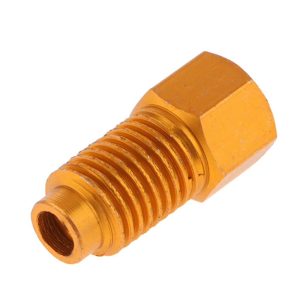 Aluminum Alloy R134A Refrigerant Tank Adapter Connector 1/4 SAE to 1/2 ACME