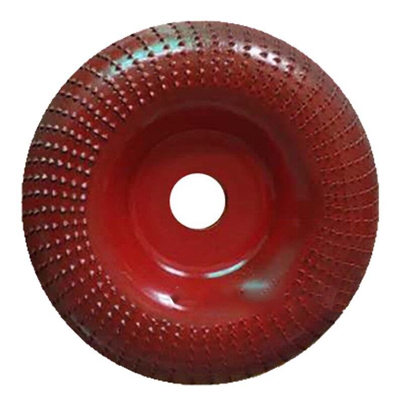High Quanlity Wood Grinding Wheel Rotary Disc Sanding Wood Carving Tool Abrasive Disc Tools For Angle Grinder: wine red arc 100mm