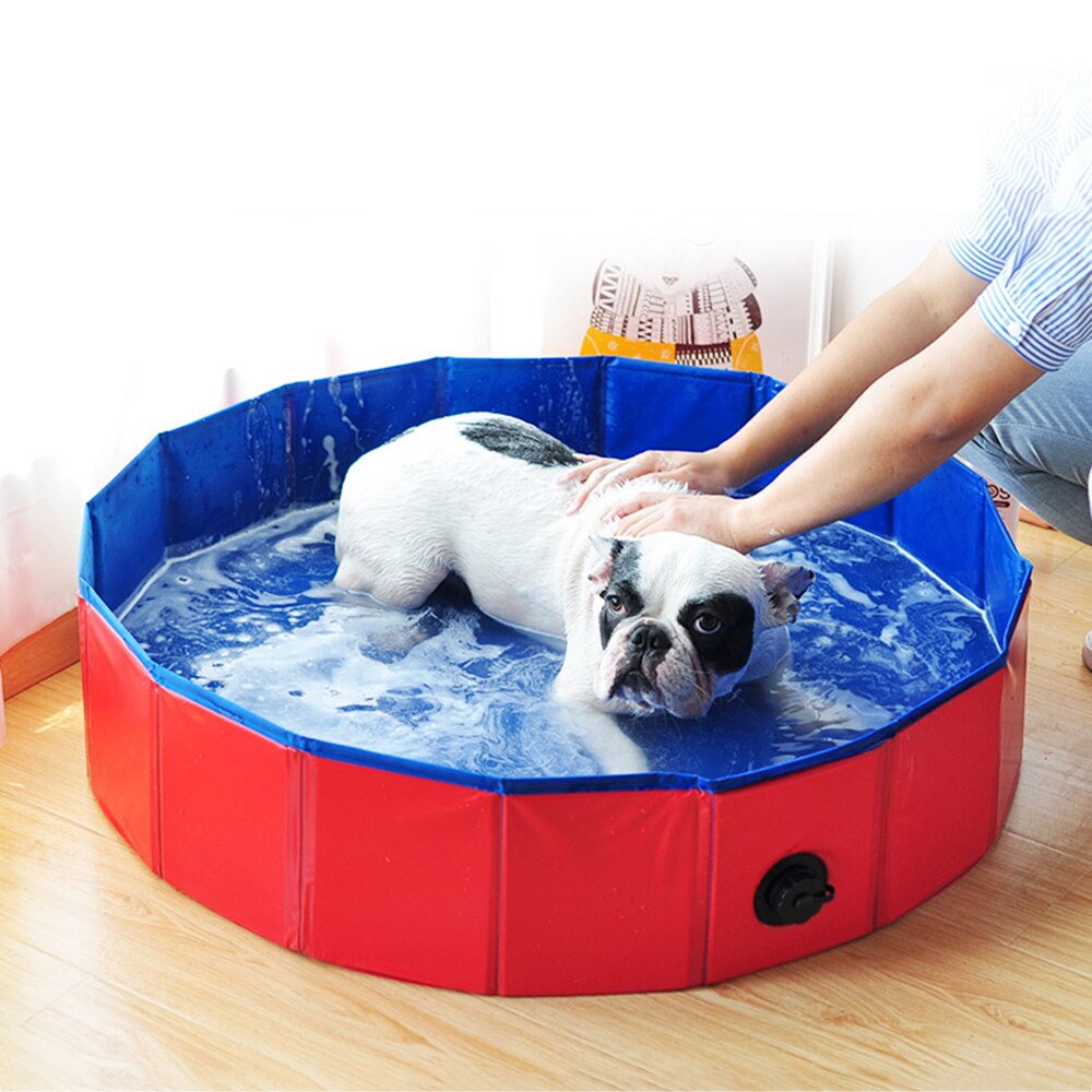 Foldable Pet Bath Pool Collapsible Dog Pool Pet Bathing Tub Pool for Dogs Cats Pet Product