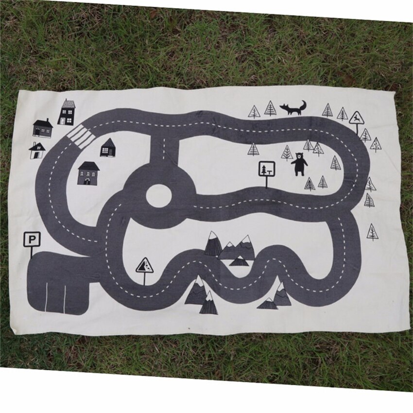 Alfombra de gateo para bebé, manta de bosque de aventura, tapetes de juego, pista de juego, gimnasio, alfombra de suelo, decoración para habitación de niños