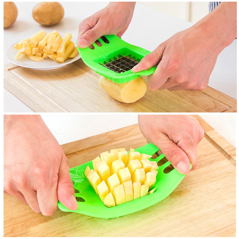 Kitchen Gadgets Vegetable Potato Slicer Cutter Chopper Chips Making Tool Potato Cutting Tool keuken accessoires
