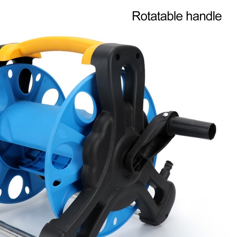 Portable Water Pipe Hose Reel Holder Garden Winding Device Storage Rack Tool Garden Hose Water Pipe Tube Reel Rope Storage Rack