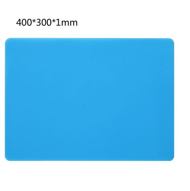 Big Silicone Placemat Silicone Sheet Pad for DIY Handmade UV Epoxy Resin Mold Casting Jewelry Making Multipurpose Table Mat: Blue 4