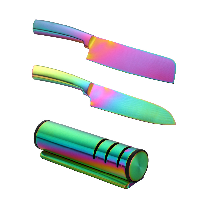 Afilador de cuchillos de cocina dorado de 3 etapas, herramienta para afilar cuchillos, piedra de afilar rápida, accesorios profesionales de Chef de acero inoxidable