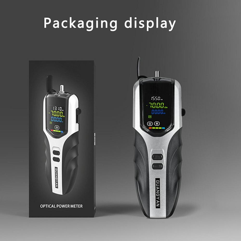High precision Rechargeable battery optical power meter G7 Color LCD Screen fiber optic power meter with flash light OPM
