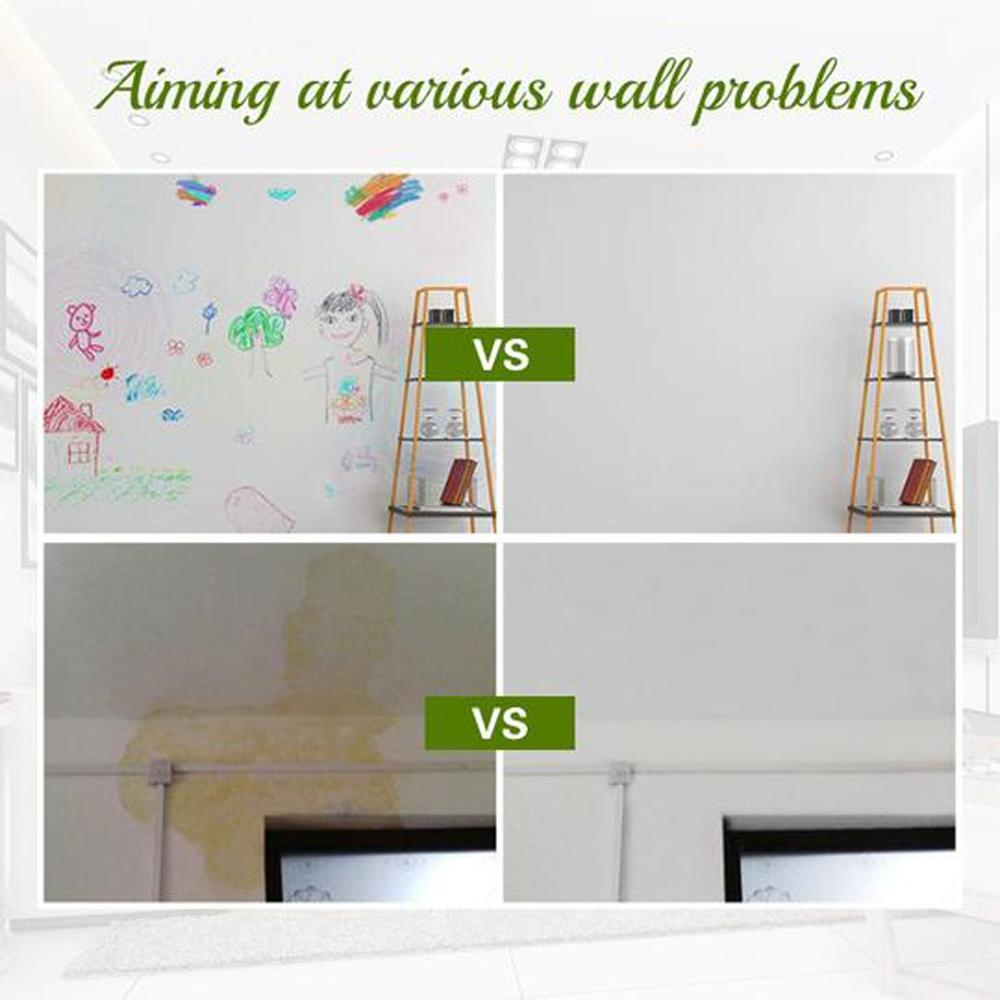 250ml Wall Mending Agent Wall Repair Cream Latex Paint Waterproof Gypsum Wall Paint Valid Mouldproof Wall Crack Nail Repair