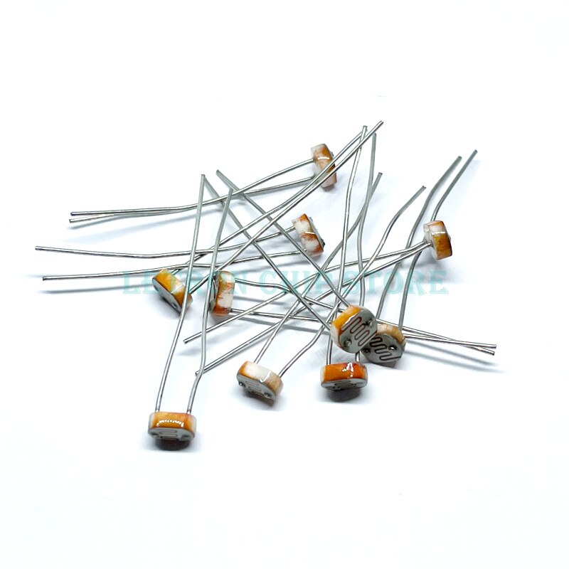 20PCS LDR Photo Light Sensitive Resistor Photoelectric Photoresistor 5528 GL5528 5537 5506 5516 5539 5549 5547 For Arduino