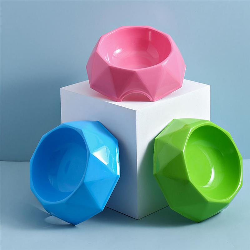 Enkele plastic voerbak voor huisdieren, antislip voerbak voor katten, voerbak voor puppy's, container voor honden, huisdierproduct